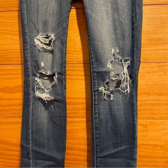 Abercrombie & Fitch Signature Collection Mid Rise Super Skinny Jeans 24 - Picture 5 of 11